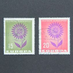 Набор марок EUROPA - Цветок, Германия 1964 год (полный комплект)
